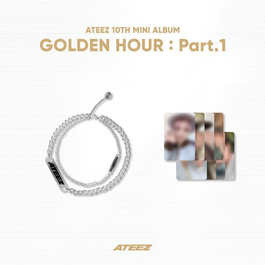 (Pre-Order) ATEEZ - [GOLDEN HOUR: PART.1] WORK Bracelet (Official MD)