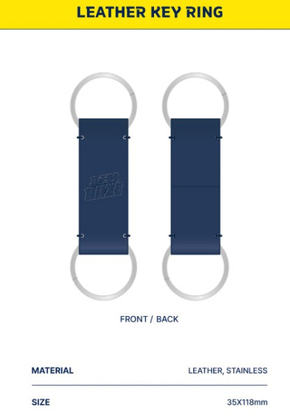 (Pre-Order) RIIZE - [BOSS RIIZE POP-UP MD] - LEATHER KEY RING