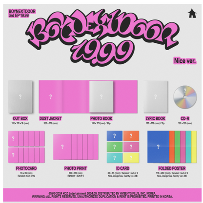 (Pre-Order) BoyNextDoor - 3rd EP Album [19.99] (Random ver.)