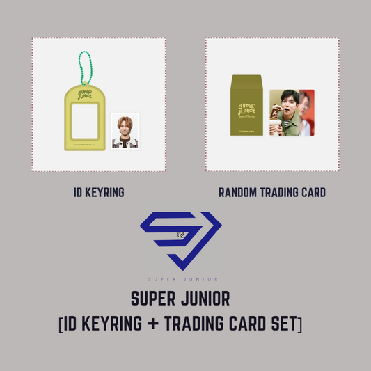 Super Junior - ID Keyring + Random Trading Card Set