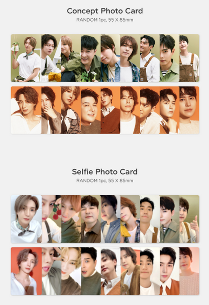 Super Junior - Random Trading Card Set (Random Ver. A/B)