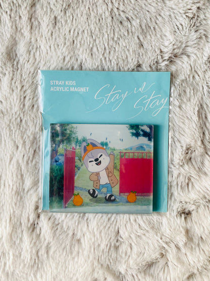 (SALE) Stay in STAY' in Jeju Exhibition - SKZOO Acrylic Magnet