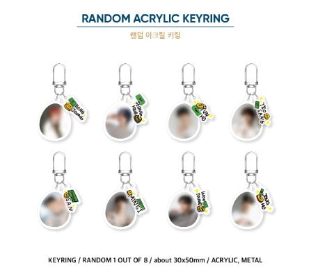 (Pre-Order) ATEEZ - [GOLDEN HOUR: PART.1] Acrylic Keyring (Random) (Official MD)