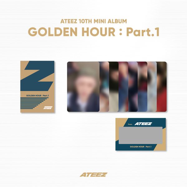 (Pre-Order) ATEEZ - [GOLDEN HOUR: PART.1] Photo & Scratch Card Set (A Set, Z Set) (Official MD)